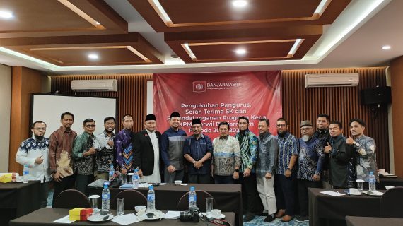 CEO – Founder Madinah Group Indonesia di Acara Pengukuhan Pengurus KPMI Korwil Banjarmasin